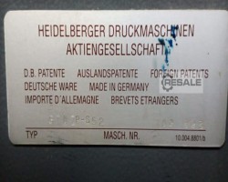 Maschine: HEIDELBERG GTOZP-52S 