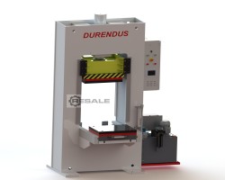 Maschine: DURENDUS 30 T Heizpresse Hydraulische Doppelständerpressen