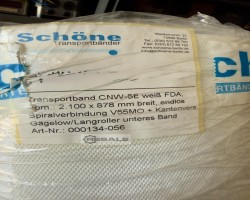 Maschine: SCHöNE FöRDERBäNDER Transportband CNW-5E weiß FDA Transportband
