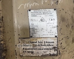 Maschine: GEKA hydracrop 165 S Blechzerteil-Zentren