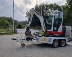 Maschine: TAKEUCHI TB216 with Anhänger Minibagger