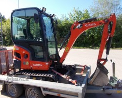 Maschine: KUBOTA KX 018-4 with Anhänger Minibagger