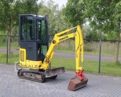 Maschine: KOMATSU PC16R-3HS Minibagger