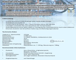 Maschine: KUKA KR270 R2700 ultra (NEU) Industrieroboter