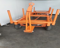 Maschine: FETRA 8189 L 3T Stabmaterial Langgut Transport Anhänger
