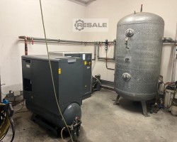 Maschine: ATLAS COPCO Ga 18, GX 11 FF , FD 120 Kompressoranlage: 2 x Kompressor + behälter + Troc