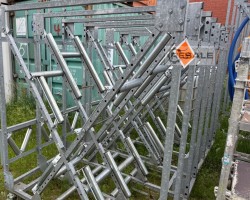 Maschine:   Posten verzinkte Interbox Kunststoff-RohrLagergest