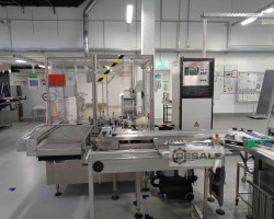 Maschine: B+S/HEINO ILSEMANN B+S ESA 102 / HI BMP-400 Etikettiermaschinen vollautomatisch