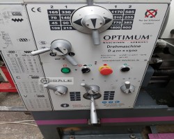Maschine: OPTIMUM D 420 x 1500 Leit- und Zugspindeldrehmaschinen