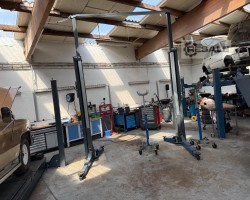 Maschine: NUSSBAUM Power Lift HF 3S 3000 DT Säulen-Hebebühne