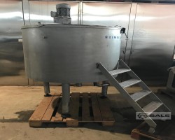 Maschine: REIMELT 1200 Liter Edelstahlbehälter