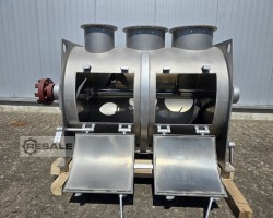 Maschine: LöDIGE FKM 600 D - 2 MZ Horizontal-Chargenmischer 600 l. in Edelstahl