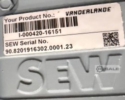 Maschine: VANDERLANDE Gurtbandförderer with Antrieb Gurtbandförderer, Förderband mit Antrieb