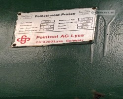 Maschine: FEINTOOL OSTENWALDER 100/160 Hydraulische Feinschneidpressen