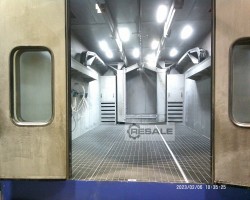 Maschine: EUROTHERM  Manuelle Waschkabine mit automatischem Sprühkranz