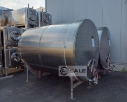 Maschine: M 6.200 Liter Lagertank in V2A