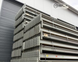 Maschine: GALLER OMEGA 4.295 mm / IPG115x65mm Palettenregaltraverse Traverse Regaltraverse Regal