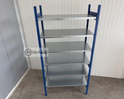 Maschine: META CLIP Abm.: 2.490x640 mm Fachbodenregale Lagerregale Regal Regale