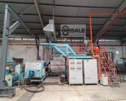 Maschine: CHANGZHOU DALI PLASTICS M DL-2400 THREE LAYER CASTING MA F5B EINZEL-EXTRUDER-GUSSMASCHINE