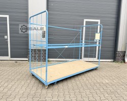 Maschine: KOCH Abm.: 2705x1150x1890 mm / blau Corlette Transportwagen Rollwagen Gestell