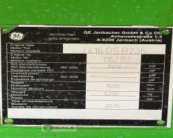 Maschine: JENBACHER J416 GSB225 Gasgeneratoren