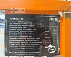 Maschine: BAUER MB-D Staplerkorb, Arbeitskorb