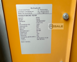 Maschine: SCHUKO K 500 O/K3 18,5 kW Absaugventilatoren