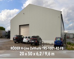Maschine: RÖDER H-Line Leichtbauhalle 20x50x6.2/9.6m Zelthalle