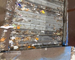 Maschine: FMW FöRDERANLAGEN Kettengurtförderband Stahlplatten- und