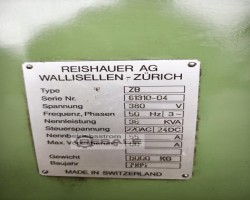 Maschine: REISHAUER ZB Zahnradschleifmaschinen