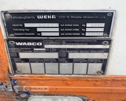 Maschine: WEKA WABCO Anhänger 18.000 kg