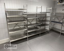 Maschine: HUPFER 10 Meter Steckregal bis 1,2t Edelstahlregale