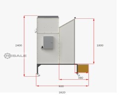 Maschine: ROMER KPO-2-L Pulverbeschichtungsanlagen