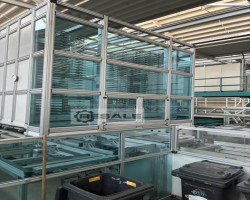 Maschine: ECOPROGETTI  STRINGER 40+ Solar Modul Produktion komplett zu Verkaufen.