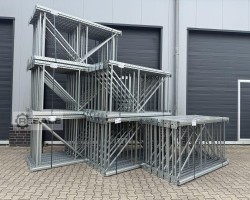 Maschine: META (THYSSEN)  Multipal S 2.000x1.100 mm /SR85|20 Palettenregalständer Regalständer Ständer Regal