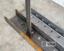 Maschine: SSI SCHäFER PR350 2.200 x 1.050 mm / U80x50x4mm Palettenregalständer Regalständer Palettenregal