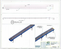 Maschine: AMI Angetriebener Rollenförderer Rollenförderer ARF50-130