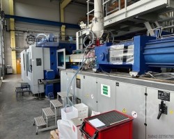 Maschine: KRAUSS MAFFEI KM 1300-12000 MX incl. Roboter Spritzgiessmaschinen