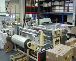 Maschine: SHEETING MACHINE FOR A4 John Doel  1550mm Faltschachtelkartonierer