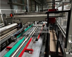 Maschine: MUSTERFIRMA V3 Laminat-Verpackungslinie Verpackungsstraße Packstraße Versandverpackung