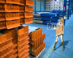 Maschine: TOTAL-REGAL  lfm Palettenregal  3m , 57 Rahmen 300 Träger