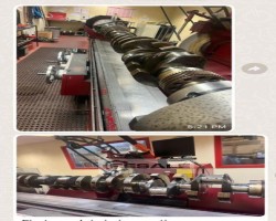 Maschine: JENBACHER 320 Zylinderkopf & Kurbelwelle