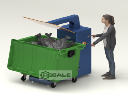 Maschine: BTS BTS-1100L Müllverdichter Müllverdichter_Müllpresse_Abfallpresse_Container