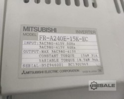 Maschine: MITSUBISHI ELECTRIC Freqrol A200, FR-240-E-15K-EC Frequenzumformer 15 KW