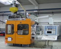 Maschine: UNILOY (BW) BW 3000E Extrusionsblasmaschinen