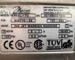 Maschine: VIDEOJET Excel 170i 