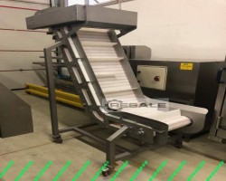 Maschine:  Förderband / Steigband Beschickungsanlagen Transportbänder