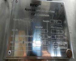 Maschine: BINDER 1000l Schmelzbehälter Schmelzbehälter