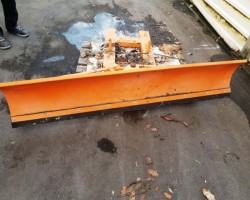 Maschine: BAUER  Schneeschieber