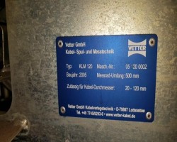 Maschine: VETTER KLM120 Kabellängenmessgeraet